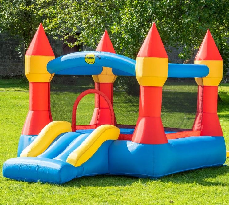 Super Castle XL – große Hüpfburg mit drei Meter hohen Türmen und Rutsche